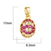 Fuchsia oval