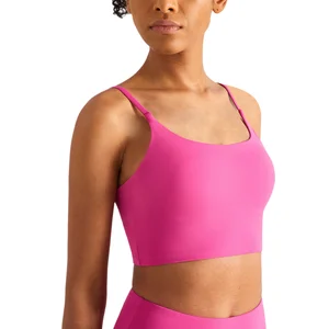 European American Women's Sports Bra Quick Dry Breathable Fitness Tops for Outdoor Running & Gym Workout Casual Sports Bra