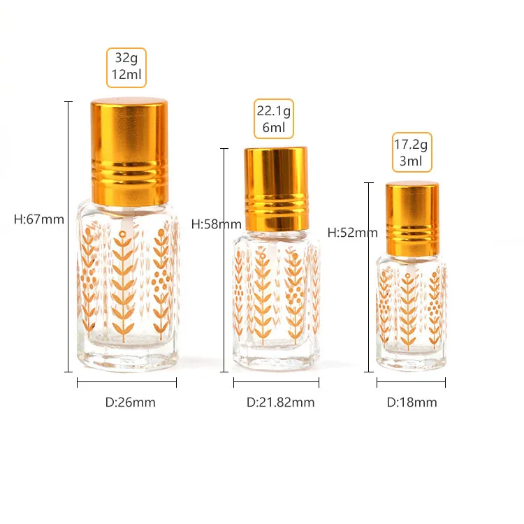 Perfume discount 3ml bottle