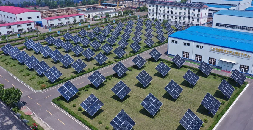 Vertical Solar Tracking Panel Rack System 2 Axes Solar tracker System Price Dual Axis Solar Tracking System 3kw