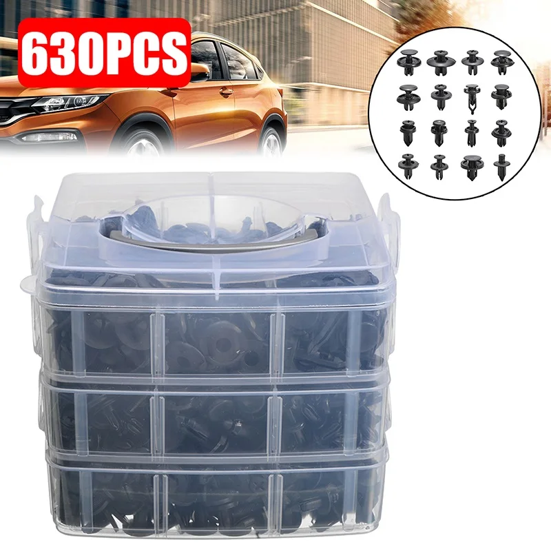 C0272 630pcs Box Auto Fastener For Ford General Body Fastener Plastic