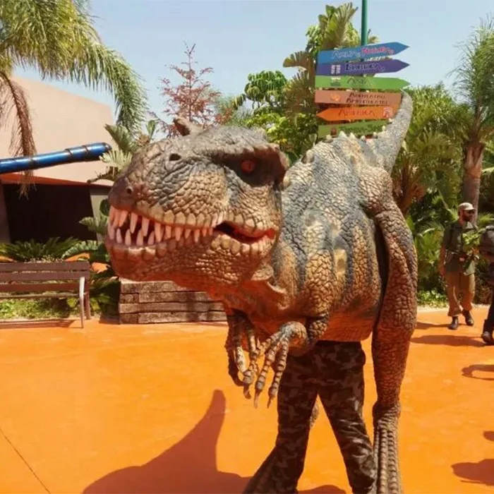 Stage Show Professional Life Size Realistic Dino Costume Adult