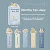 A The Moon Rabbit dort paisiblement-bleu