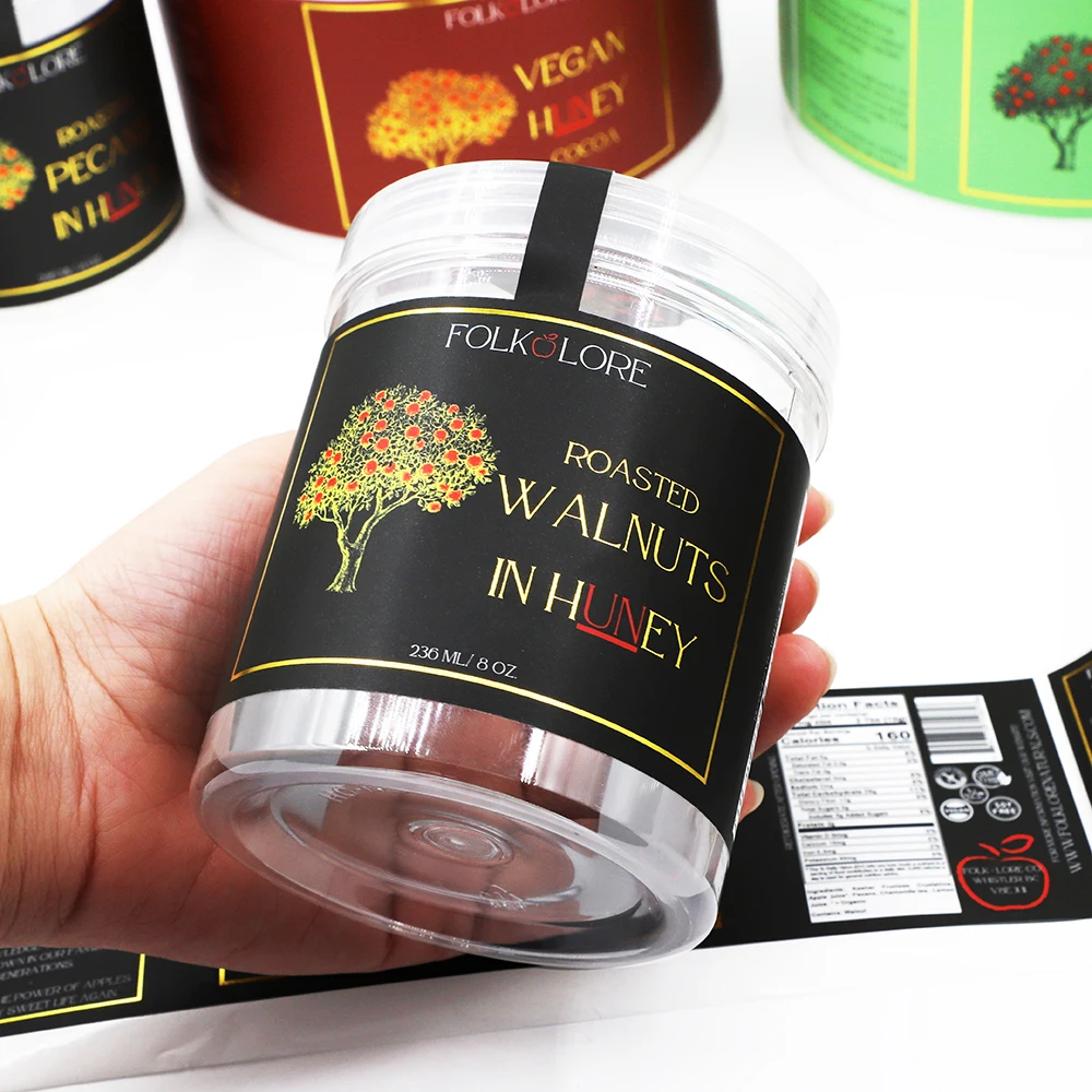 High Quality Food Packaging Peanut Butter Seasoning Bottle/jar On Glass