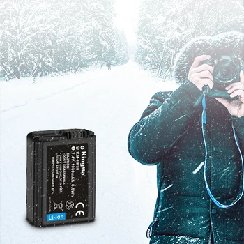 Kingma NP-FW50 Camera Batteries and Dual LED Battery Charger Set for Sony A6500 A6300 A6000 A5000 A3000 detail image