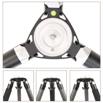 Big Heavy Duty Carbon Fiber Tripod, New Design Professional Video Camera Tripods detail image