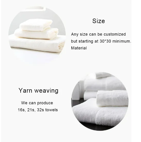 Fivestar Luxury Hotel Hand Towel Set 100 Cotton 16s 140*70 Bath Towel