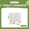 White two-drawer version