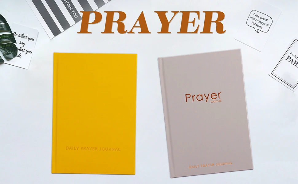 A5 Hardcover Logo Design Custom Journal Printing Daily Prayer Journal