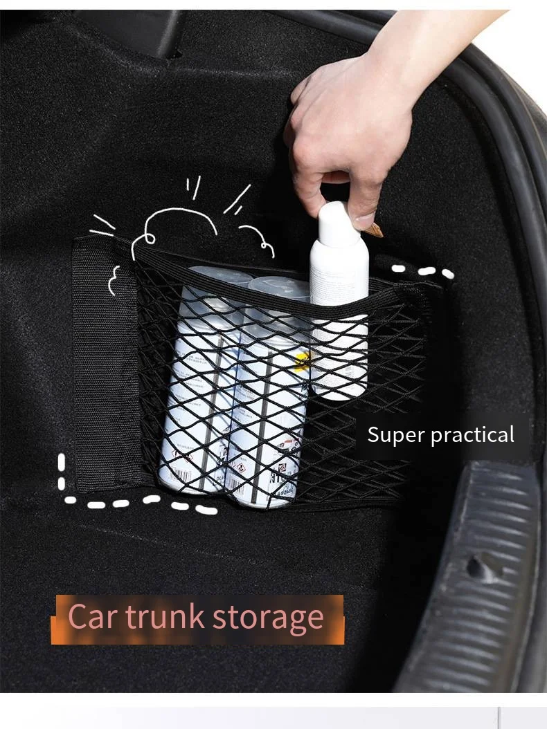 Storage net household kitchen cabinet door garbage Plastic bag organizer magic Stick shopping bag storage bag manufacture