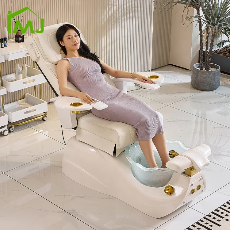 フットケアチェア　フットサロンチェア　ネイルサロン　ペディキュア　ポダイアトリー Foot High Chair KING 3点セット ホワイト ネイルチェア ネイル椅子