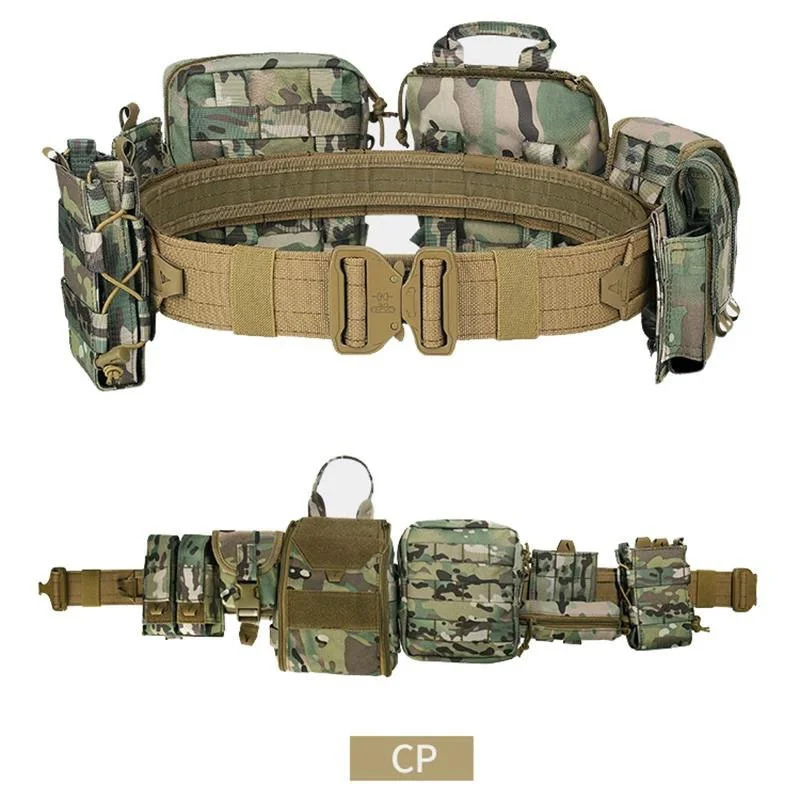 Durable Gear User Outdoor Hunting Tactics Multifunctional Belt Storage Bag Duty Security Wholesale Traffic Tactical Belt