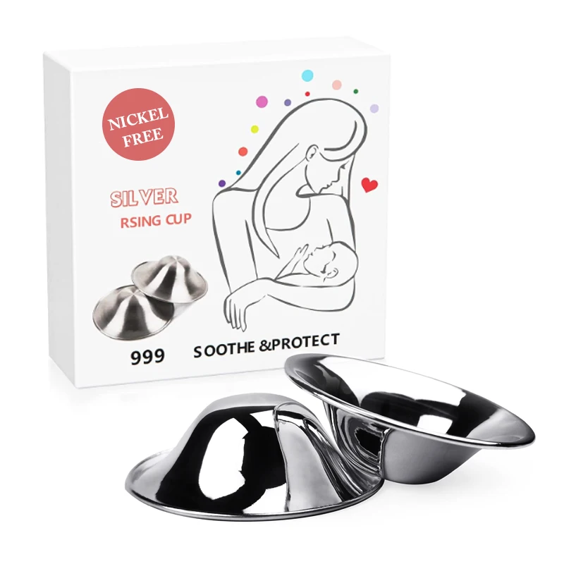 Breastfeeding Trilaminate Nursing Silver Cup Breastfeeding Accessories Reusable Protective