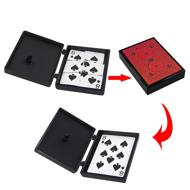 超レア/極上Castledine Magical mystery box∼Vox Magic Illusion Card Box for Poker & Magic Card Deck – OEM