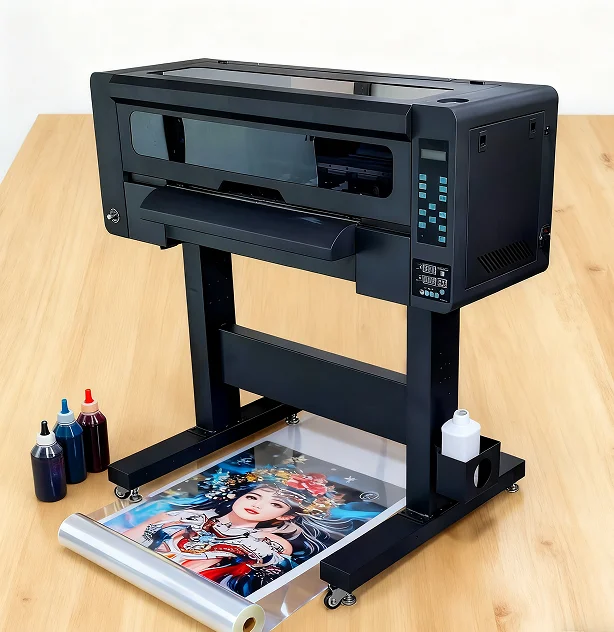 New Premium A1 DTF Printer Dual XP600 Head 60cm Wide Format DTF CMYKW Ink Machine for Clothes T Shirt Printing