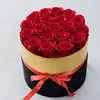 19 rose in scatola rotonda