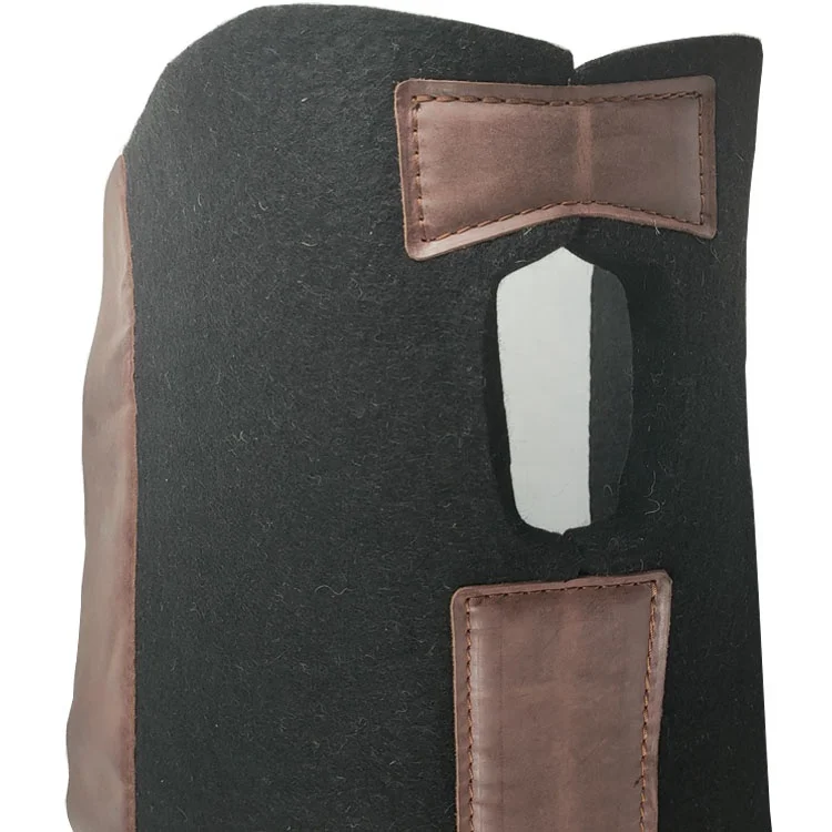 Роскошная подкладка под седло для Выездки контурная войлочная ранчо 100% Сверхтонкий шерстяной