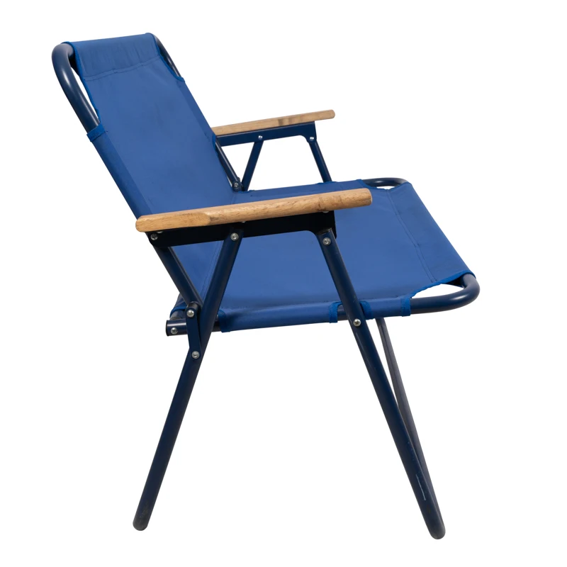 Metal Folding Chair Foldable Beach Chair Steel Beach Chair 2 People