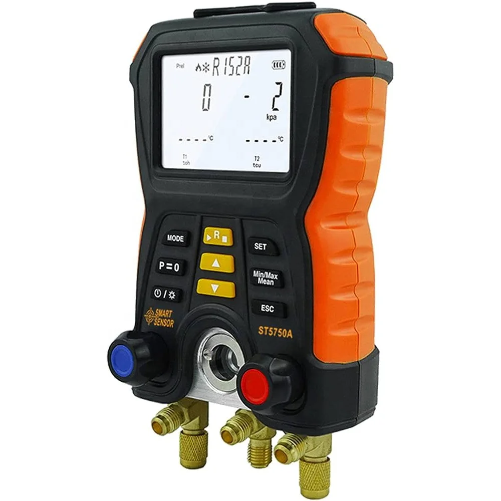 Refrigeration Vacuum Text Manifold Gauge Set Testo Digitalni Manometri Freon R410a R22 R134a R404a