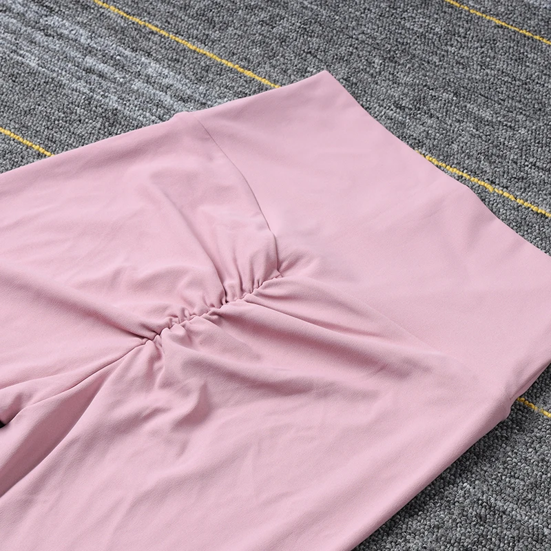 Custom High Waist Recycled Womens Yoga Pants Fashionable Design Leggings Tight Women Sportswear Workout Tik Tok Scrunch Leggings