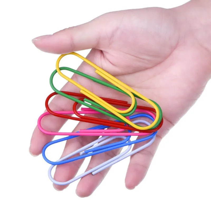 Разные цвета размер офиса школы металлические зажимы для бумаги закладки канцелярские большого размера на заказ