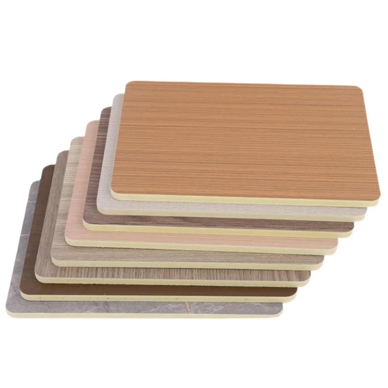 1220x2440mm WPC Laminate Wall Panels PVC Wood Plastic Composite Plastic Sheets