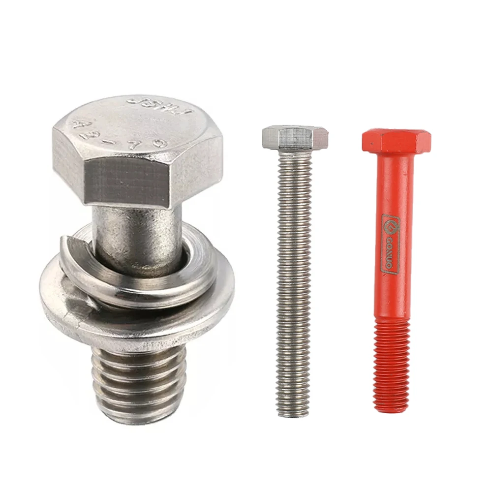 Fasteners Manufacturers Carbon Steel Stainless Steel DIN933 DIN931 Hex Bolts and Nuts factory