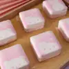 Pink and white cartoon Kitty style