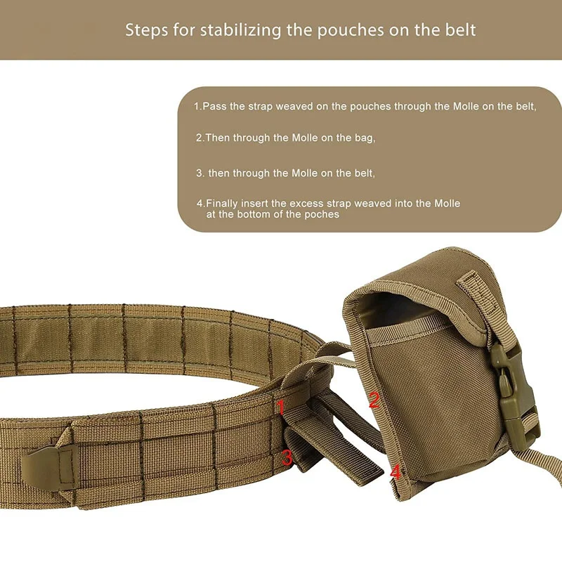 Fashionable Mountaineering Hunting Tactical Belt with Accessories Tactical Quick Release Rigger Belt Wholesale Heavy Duty Belts