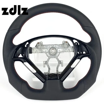 Steering Wheel For Infiniti G37 G25 G35 Q50 Q60 EX35 EX37 All Leather Wooden Steering Wheel Customizable