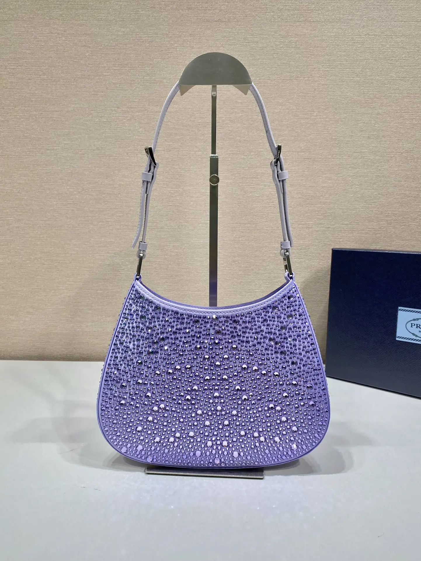 LEFTSIDE Luxury Silver Leather Crossbody Bag for Women – Diamonds Design, 2023