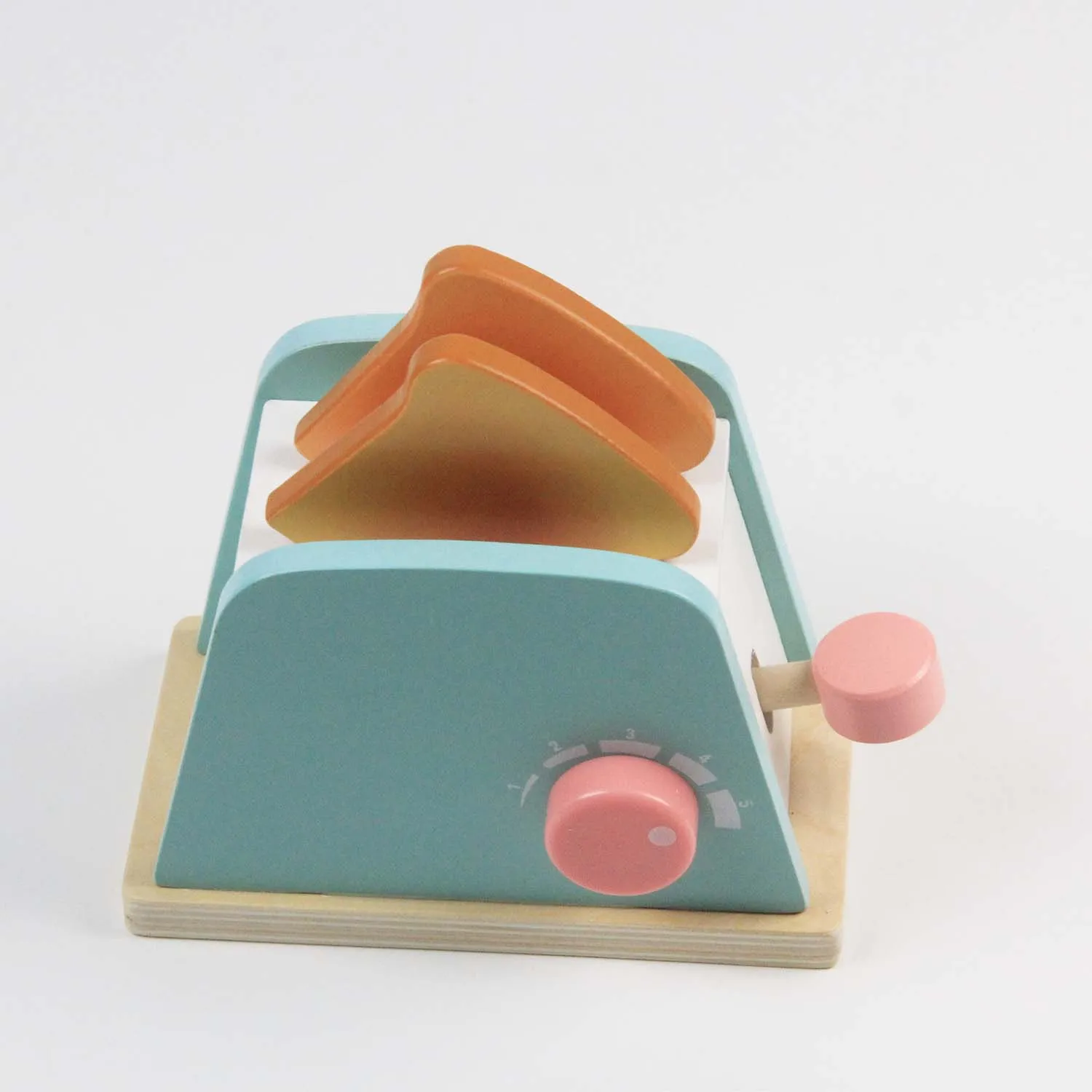 Новый дизайн ролевая игра синяя деревянная хлебопечка тостер игрушки для детей