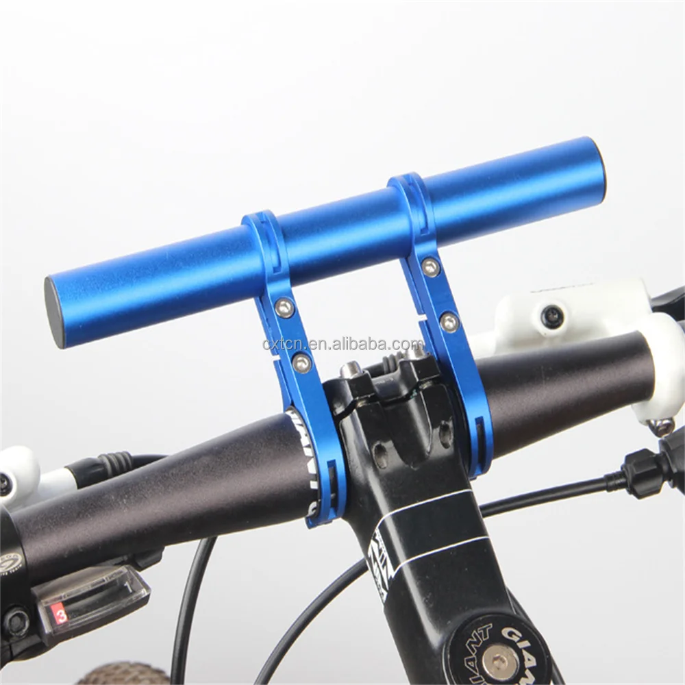Nai-Style Manubrio in Fibra di Carbonio Estensioni del Supporto della Bicicletta Doppio Morsetti MTB Manubrio Extender Bici Accessori 