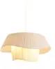 Lampada a sospensione grande a forma di cappello di paglia, 80 cm.