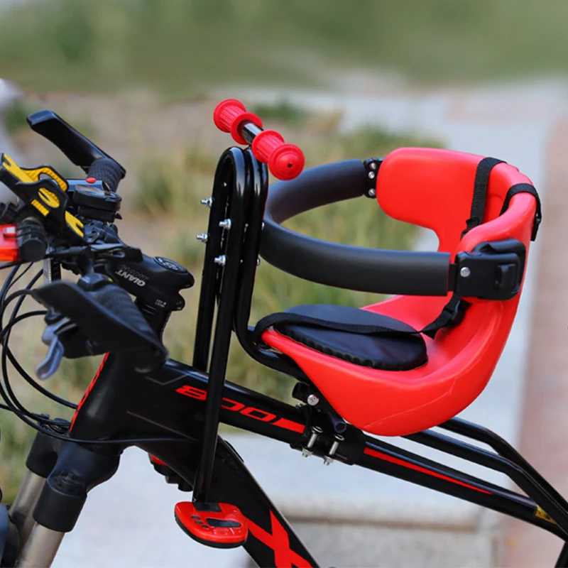 Fahrrad-Kindersitz fr vorne mit Haltegriff