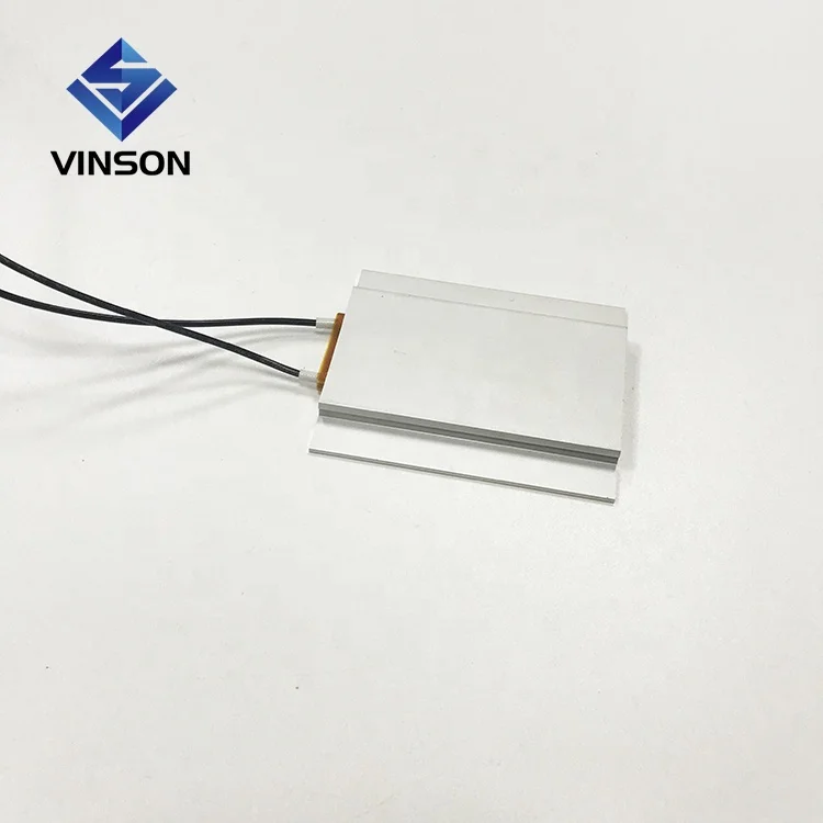 Электрическая пластина нагревателя PTC, AC DC 24V 180C, керамический алюминиевый нагреватель с постоянной температурой и корпусом