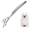 8.0inch Curved tooth scissors