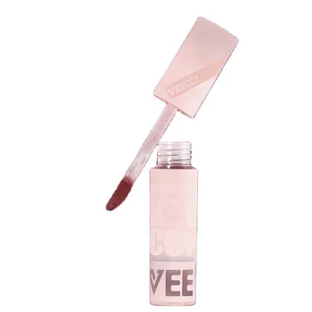 VEECCI  Mist matte lip glaze lip paste is not easy to stick to cups, affordable lipstick appears white lip gloss