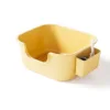Creamy yellow storage box
