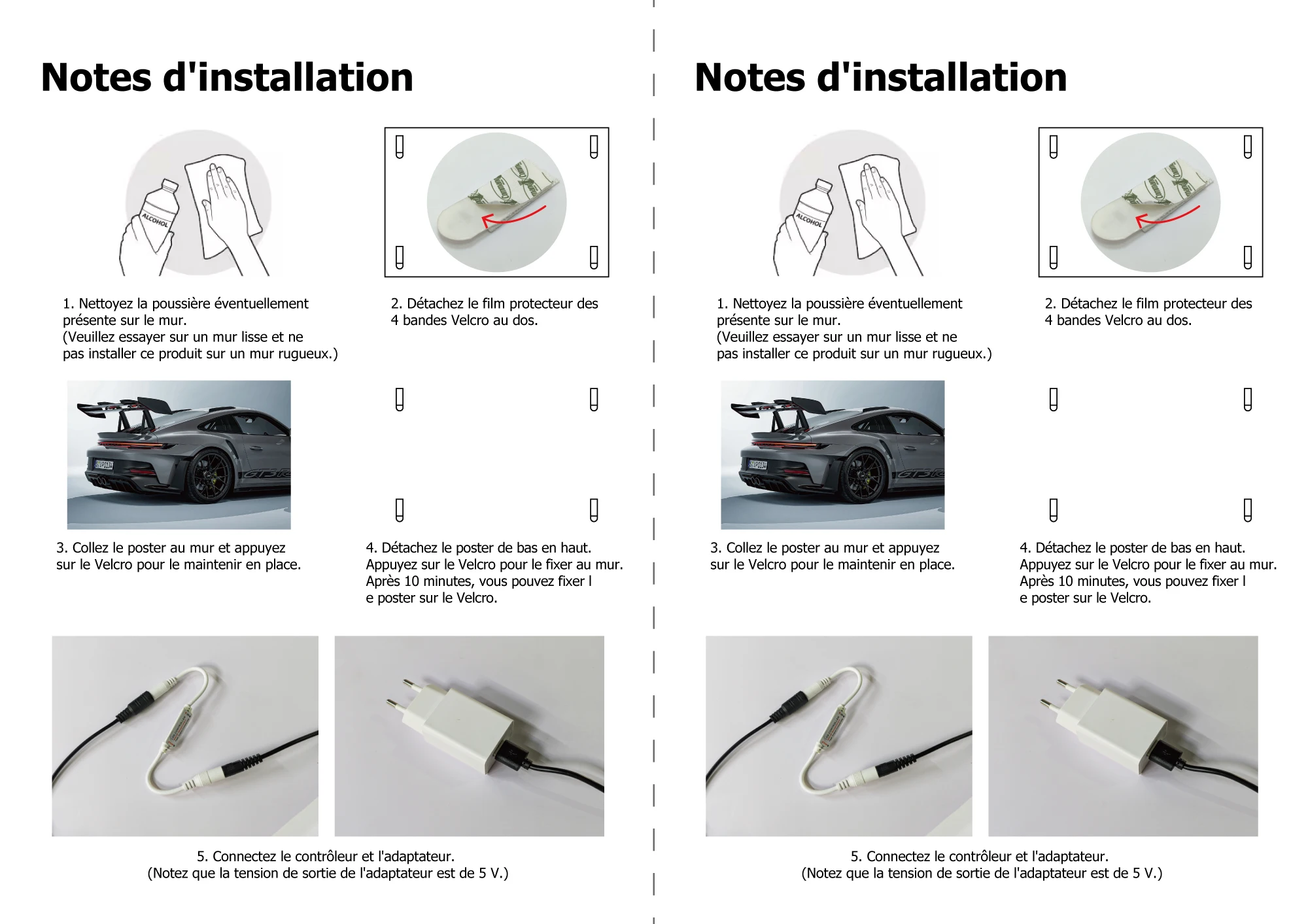 Installation d'affiches LED sur voiture