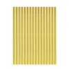 Pailles dorées 16pcs