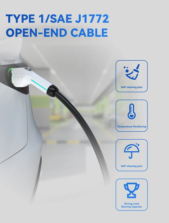 Shineyou 60a Ac Type 1 Ev Plug(sae J1772) Ev Charger Compatible Charger