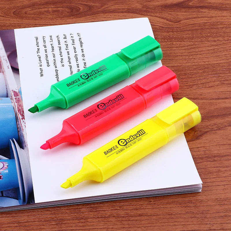 黄色の蛍光ペンマーカーペンOEM液体ブラシ蛍光ペン| Alibaba.com