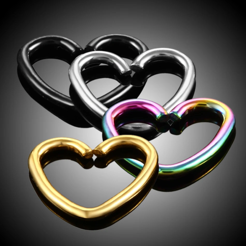 1PC Steel Tragus Helix Piercing Ear Cartilage Daith Hoop Ring Rook Piercings Ear Piercings Earrings Body Jewelry