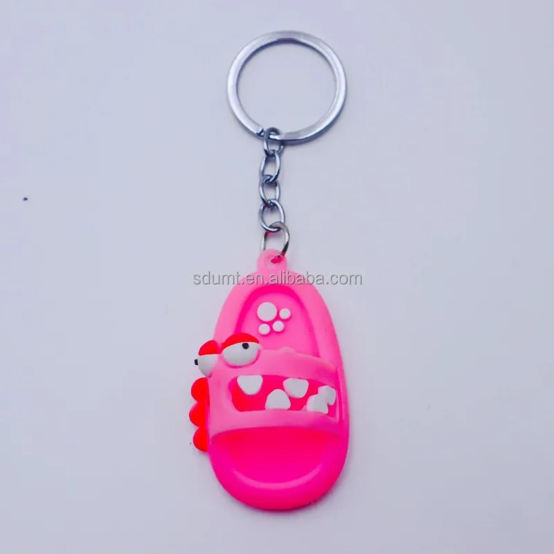Bag Pendant Rubber Key Chain Mini Shoe Keychains Keyring For Bag