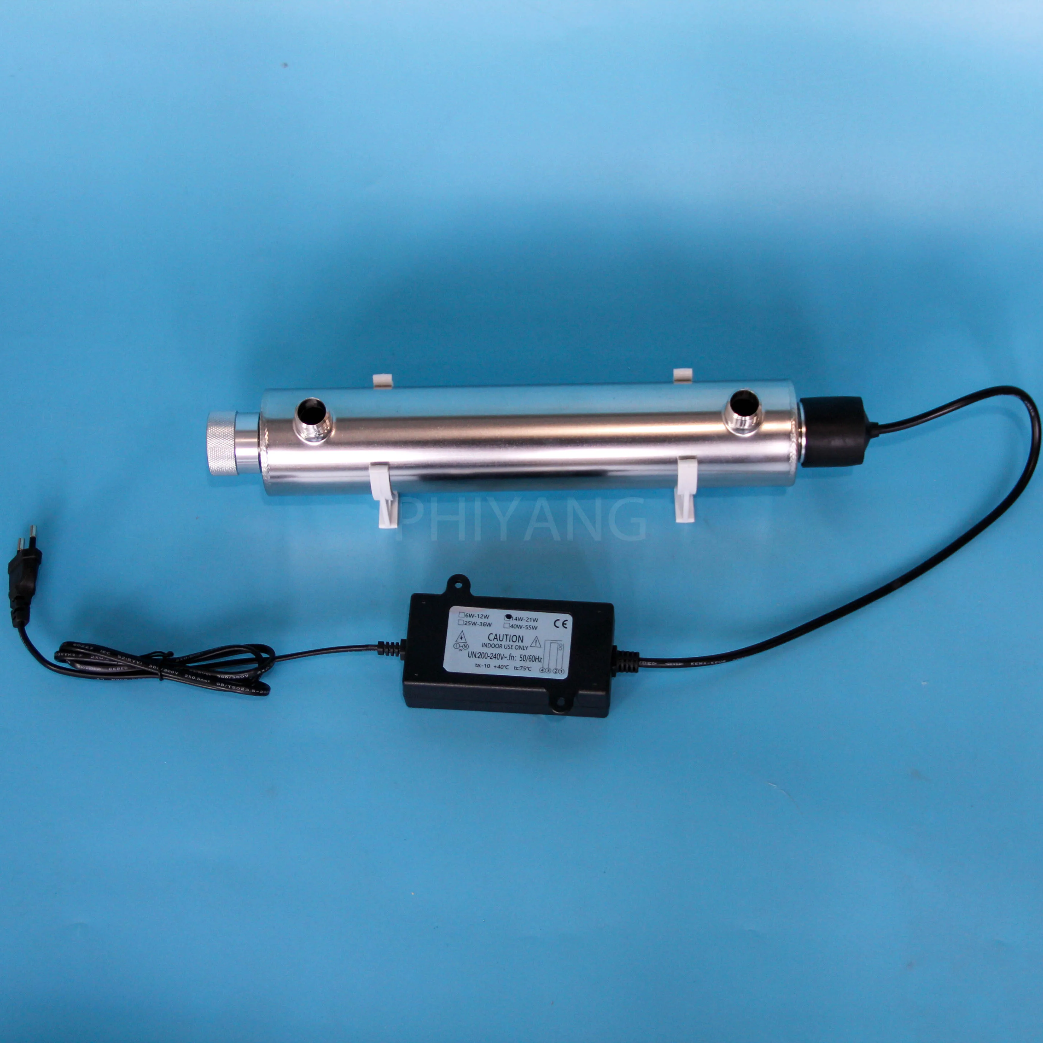 16 W UV-waterdesinfectiesysteem van roestvrij staal 304 UV