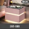 Chargeur sans fil lumineux rose-tricolore