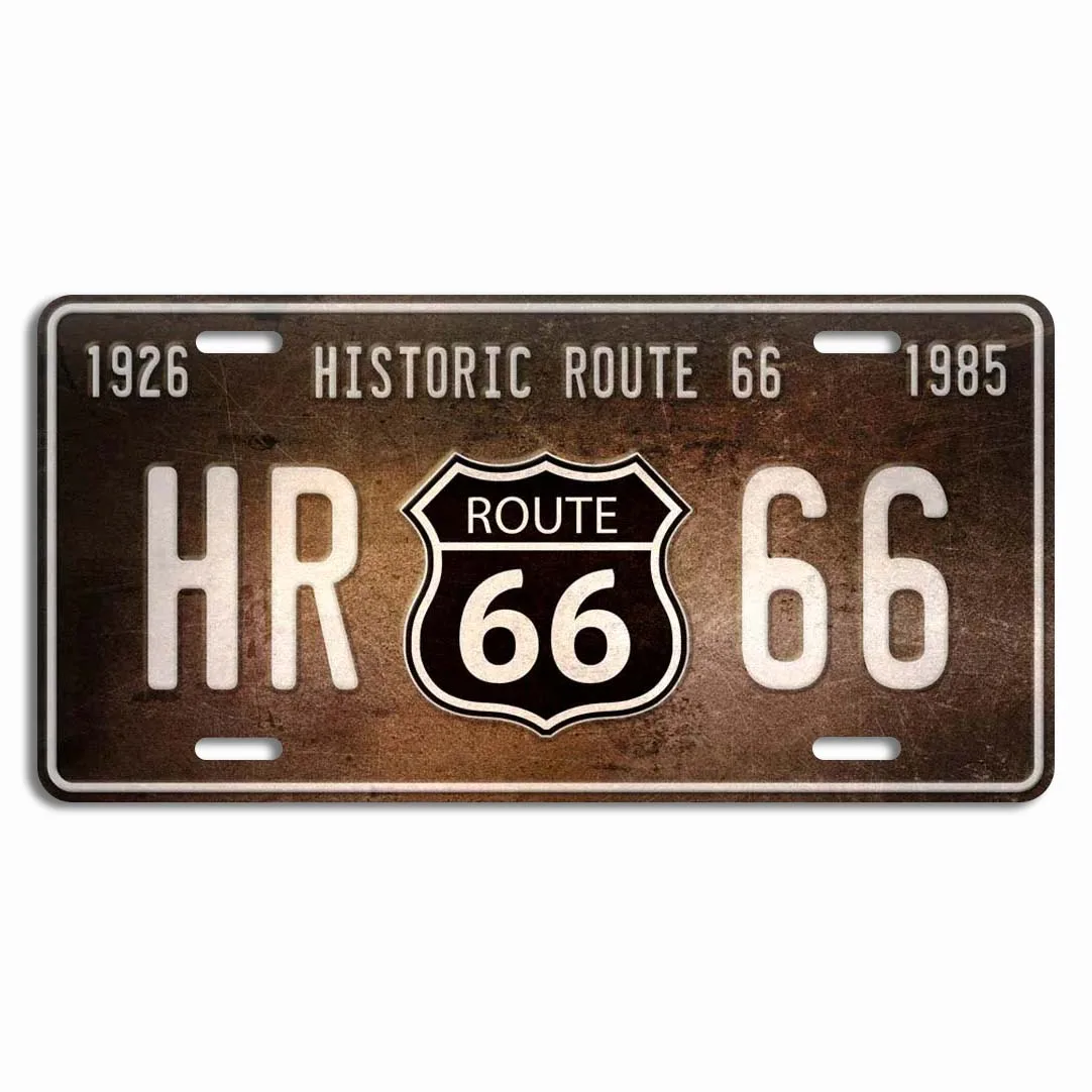 Customizable Nevada Route RT 66 License Plate - Metal Craft