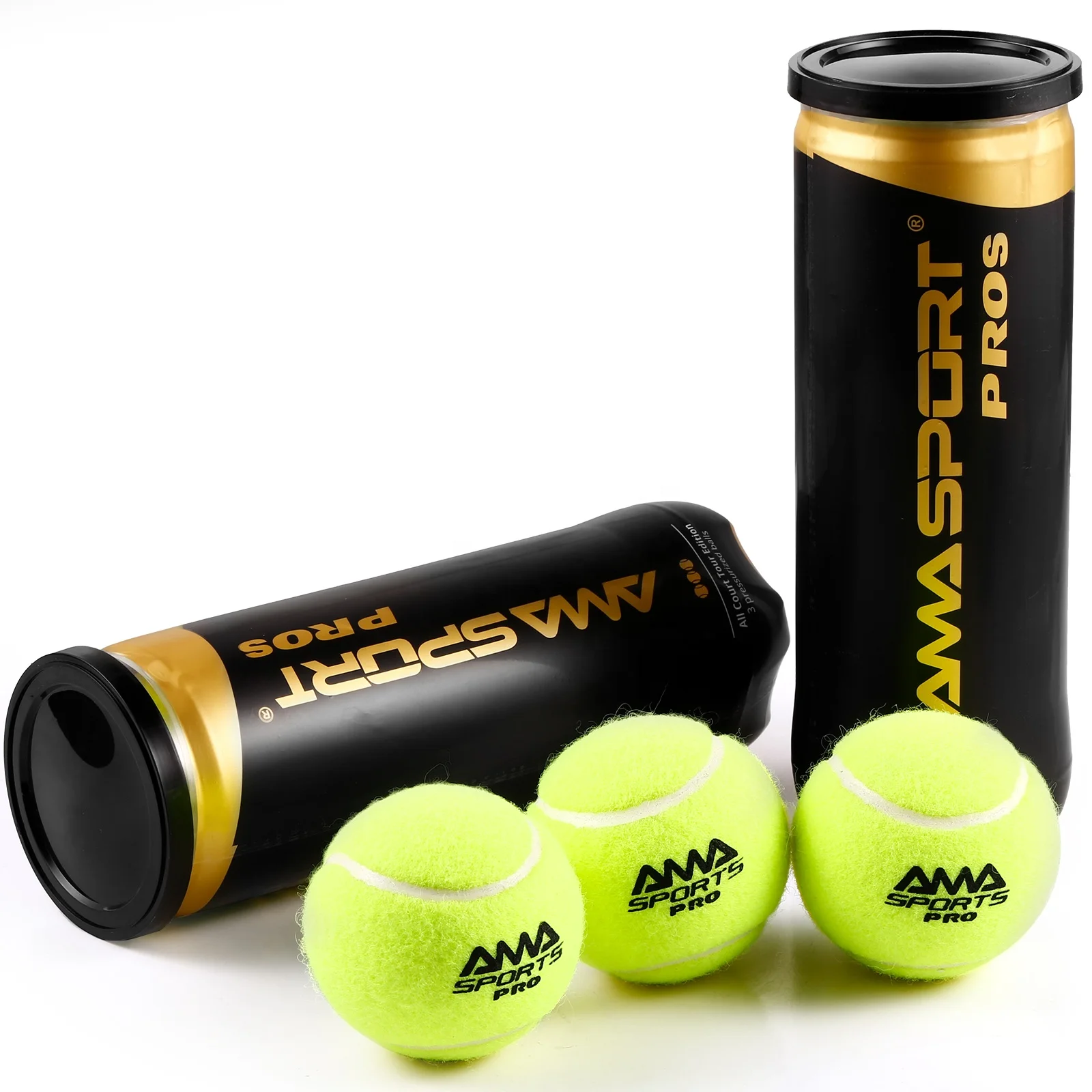 Tn01 Itf Approval Tournament Tennis Ball P45 High Visibility Felt Woven Custom Pressurized