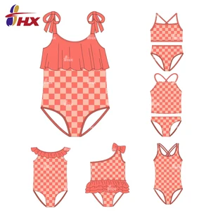 Custom Kids Bathing Suits Quick-Drying Swimwear Baby Bikini Set Print Swimwear for Little Girls Bikini Children's Swimwear